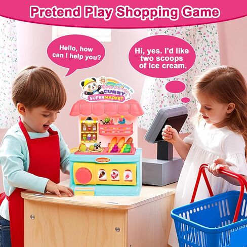 مجموعة عجينة الألوان للأطفال 4-8 ، مجموعة الأدوات العجين - 3 في 1 لعب المطبخ ألعاب الآيس كريم وتصنيع الهامبرغر ، والفنون الملونة تلعب ألعاب الطعام للأطفال والفتاة in Kuwait