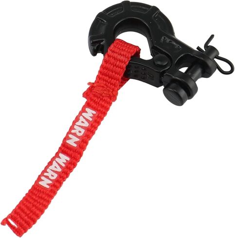 Red RC Metal Trailer Hook Winch Hook with Winch Pull Tag Decoration for 1/10 RC Crawler Car Axial SCX10 TRX4 Parts Vehicle Scale Accessories Vehicle Bodies and Scale Accessories in Saudi Arabia