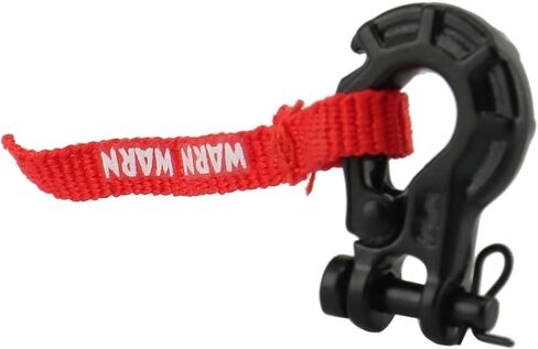 Red RC Metal Trailer Hook Winch Hook with Winch Pull Tag Decoration for 1/10 RC Crawler Car Axial SCX10 TRX4 Parts Vehicle Scale Accessories Vehicle Bodies and Scale Accessories in Saudi Arabia