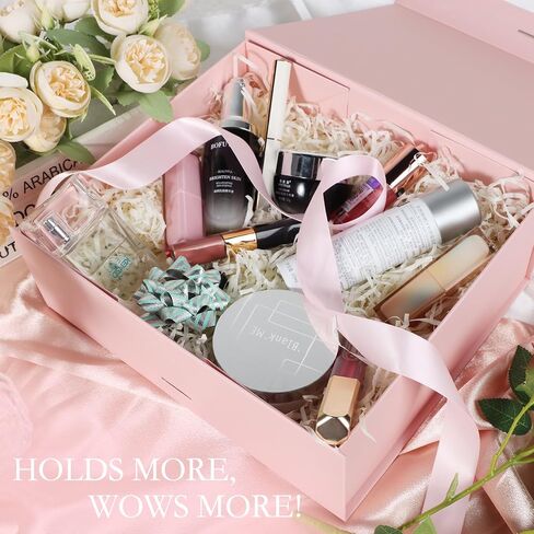LFBOX White Gift Box with Ribbon Magnetic Lids 1 Pack in Saudi Arabia