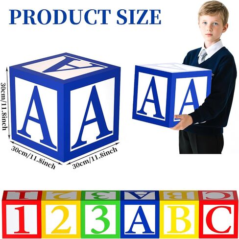 6 PCS ABC 123 Party Decorations Back to School Decoration ABC ALPHABET Party Taffor in Saudi Arabia