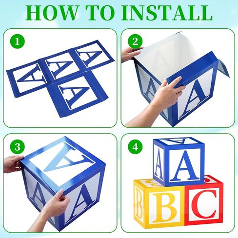 6 PCS ABC 123 Party Decorations Back to School Decoration ABC ALPHABET Party Taffor in Saudi Arabia