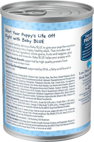 Blue Buffalo Baby Baby Natural Rit Food for Appies ، صيغة نمو صحي مع DHA ، وصفة تركيا والخضروات ، 12.5 أوقية. يستطيع in Saudi Arabia