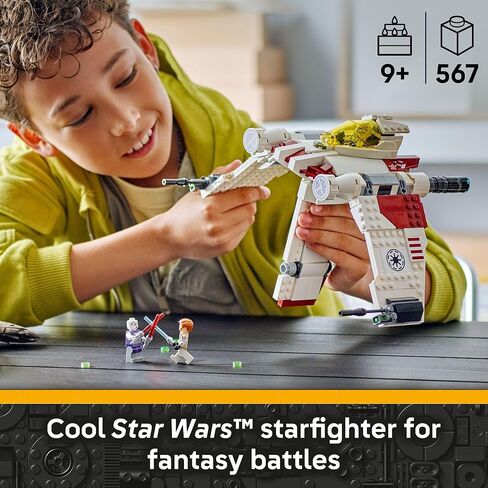 Lego Star Wars: The Clone Wars V -19 Torrent Starfighter Building Toy - Play Play مجموعة للأولاد والبنات ، الأعمار 9+ - طراز Starship Model W/ 3 Minifigures - فكرة هدية لأعياد الميلاد - 75432 in Saudi Arabia