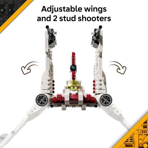 Lego Star Wars: The Clone Wars V -19 Torrent Starfighter Building Toy - Play Play مجموعة للأولاد والبنات ، الأعمار 9+ - طراز Starship Model W/ 3 Minifigures - فكرة هدية لأعياد الميلاد - 75432 in Saudi Arabia