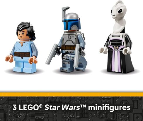 LEGO Star Wars: Attack of The Clones Jango Fett's Starship Building Toy - Pretend Play Set for Boys & Girls, Ages 9+ - Collectible Model Kit & Kids Room Decor - Gift for Birthdays - 75433 in Saudi Arabia