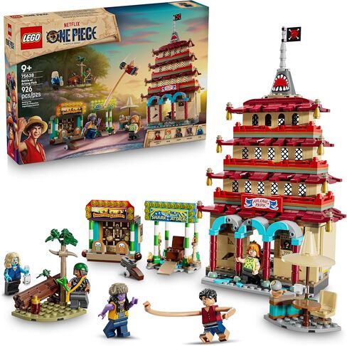 Lego One Piece Battle في Arlong Park Building Build - Play Play Building Toy For Boys & Girls ، Ages 9+ - 5 Straw Hat Pirates Toy Toy & Playset لمحبي الأنيمي - فكرة هدية لأعياد الميلاد - 75638 in Saudi Arabia