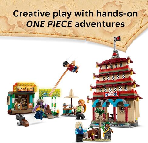 Lego One Piece Battle في Arlong Park Building Build - Play Play Building Toy For Boys & Girls ، Ages 9+ - 5 Straw Hat Pirates Toy Toy & Playset لمحبي الأنيمي - فكرة هدية لأعياد الميلاد - 75638 in Saudi Arabia