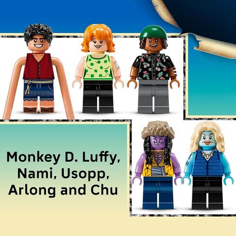 Lego One Piece Battle في Arlong Park Building Build - Play Play Building Toy For Boys & Girls ، Ages 9+ - 5 Straw Hat Pirates Toy Toy & Playset لمحبي الأنيمي - فكرة هدية لأعياد الميلاد - 75638 in Saudi Arabia