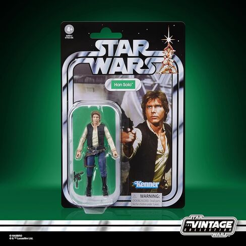 Star Wars The Vintage Collection Han Solo ، A New Hope Premium 3.75 Inch Trojectible Figure in Kuwait