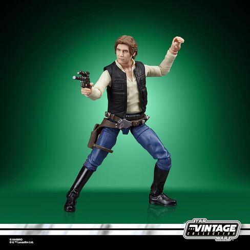 Star Wars The Vintage Collection Han Solo ، A New Hope Premium 3.75 Inch Trojectible Figure in Kuwait