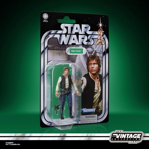 Star Wars The Vintage Collection Han Solo ، A New Hope Premium 3.75 Inch Trojectible Figure in Kuwait