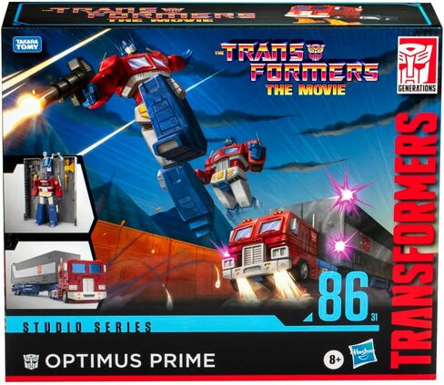 سلسلة Transformers Toys Studio Commander Class the The Movie 86-31 Optimus Prime Toy ، 7 بوصة ، شخصية عمل للأولاد والبنات الذين تتراوح أعمارهم بين 8 وما فوق in Kuwait