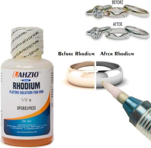 Premium Pen Rhodium Plating Solution – High Concentration for Precision & Quick Repairs, Ideal for Two-Tone Plating in Saudi Arabia