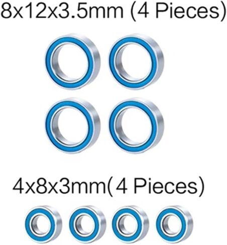 RC Car Parts متوافقة مع Traxxas لـ E-REVO للخلع من أجل Rally 1/16 RC Car Ewdrads Parts Accessories 8pcs Rubber Ball Ball Ball Kit in Saudi Arabia