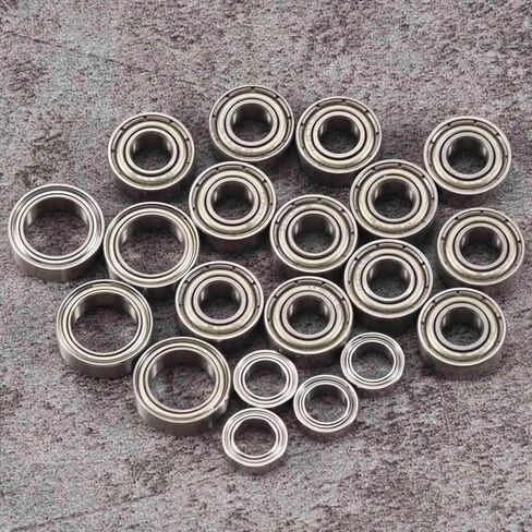 RC Car Parts Compatible with Tamiya for TT01 TT01D TT01E TT01R DF02 1/10 RC Car Upgrade Parts 20Pcs Ball Bearing Kit in Saudi Arabia