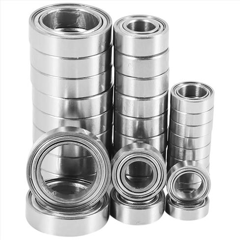 RC CAR PARTS متوافقة مع ZD DBX-10 DBX10 10421-S 9102 1/10 RC CAR PRAPERSIONS 30PCS مجموعة محمل الكرة الصلب المعدنية in Saudi Arabia