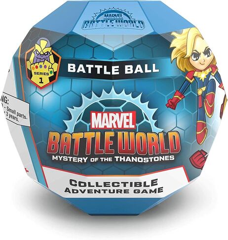 Funko Marvel Battleworld: Series 1 Mystery of The Thanostones Battle Ball Collectable Adventure Game Includes 2 x Collectable Characters & Battle Cards - Ideal for Ages 6+ in Saudi Arabia