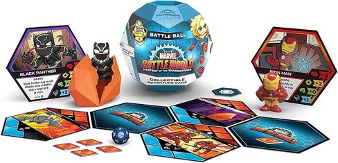 Funko Marvel Battleworld: Series 1 Mystery of The Thanostones Battle Ball Collectable Adventure Game Includes 2 x Collectable Characters & Battle Cards - Ideal for Ages 6+ in Saudi Arabia