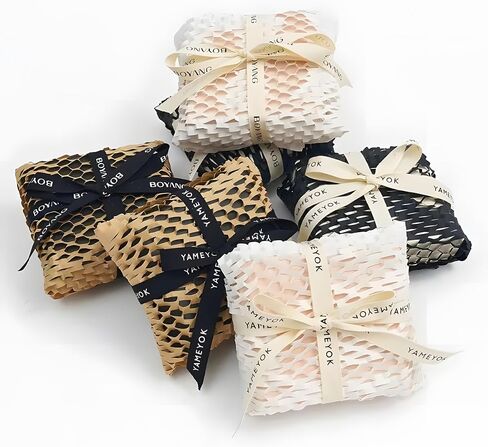 Honeycomb Packing Paper, 100 pcs 12" x 15" Honeycomb Cushioning Wrap pieces for Moving Shipping Packaging Gifts, Recyclable Honeycomb Paper Moving Supplies Bubble Paper Wrapping Protective sheet in Kuwait
