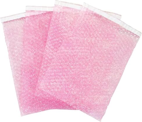 500-4x7.5 Anti-Static Bubble Out Pouches Bags Wrap Cushioning Self Seal in Saudi Arabia