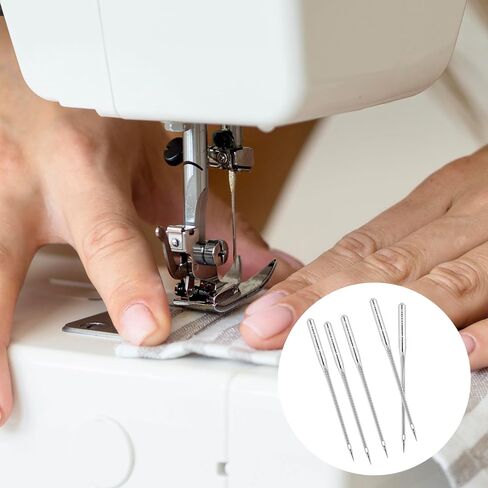 50 PCS 100/16 إبر آلة الخياطة الثقيلة ، إبرة الدنيم لآلة الخياطة ، إبر آلات الخياطة العالمية تطريز الإبرة العادية لخطوات الجينز الجلدية الأقمشة in Saudi Arabia