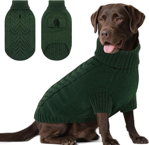 سترات الكلاب للكلاب المتوسطة كلاسيكية الكلب الكلب سترة عيد الميلاد سميكة دافئة pullover pet pet struck stretch ملابس الشتاء ملابس الشتاء مع ثقب المقود (الوردي ، م) in Kuwait