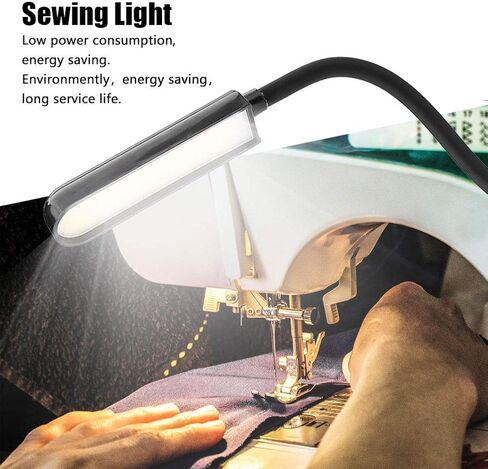 110-265V Machine Machine Light ، 6W قابلة للتعديل مصباح العمل المكتبي مع قاعدة مغناطيسية لمصنع المكاتب المنزلية (قابس الولايات المتحدة) in Kuwait