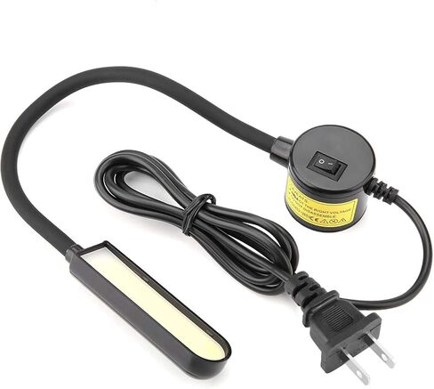 110-265V Machine Machine Light ، 6W قابلة للتعديل مصباح العمل المكتبي مع قاعدة مغناطيسية لمصنع المكاتب المنزلية (قابس الولايات المتحدة) in Kuwait