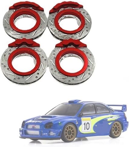 RC Car Upgrade Parts Compatible with Kyosho for MINI-Z MA020 MA030 for FWD for AWD for MINI-Q8 1/28 RC Car Upgrade Parts Accessories Metal Brake Disc Caliper in Saudi Arabia
