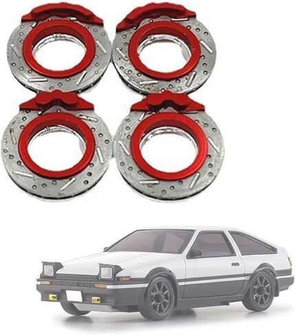 RC Car Upgrade Parts Compatible with Kyosho for MINI-Z MA020 MA030 for FWD for AWD for MINI-Q8 1/28 RC Car Upgrade Parts Accessories Metal Brake Disc Caliper in Saudi Arabia