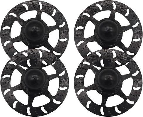 1/6 Super Car Brake Replacement Parts, Black (4) in Saudi Arabia