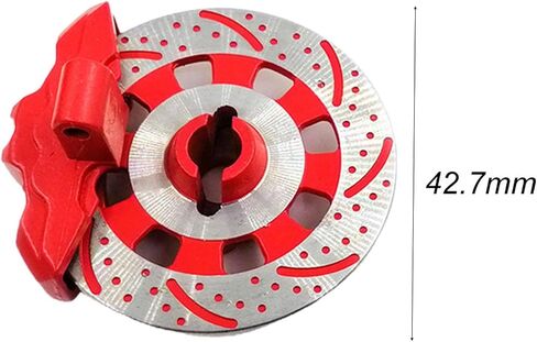 4pcs Alloy Wheel Brake Disc for 1/7 R/C Short Course Truck Red in Saudi Arabia