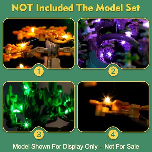 Light kit Compatible with Lego 10373 Mini Bonsai Trees Botanicals - No Model Only Light, LED Lighting Accessories Compatible with Lego 10373 Mini Bonsai in Saudi Arabia