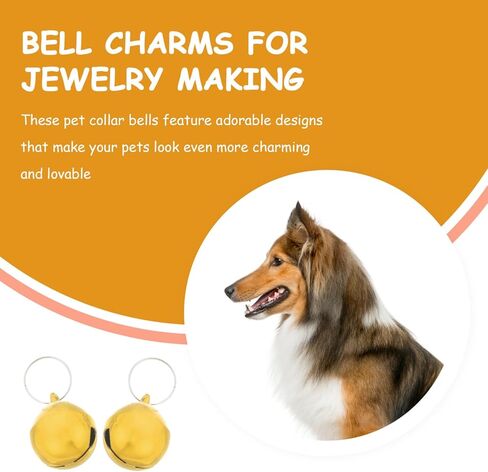 6pcs أجراس طوق الحيوانات الأليفة صوت هش للقطط والكلاب سحر قلادة عاكسة لسهولة إكسسوارات الرقبة الداخلية في الأماكن المغلقة in Kuwait