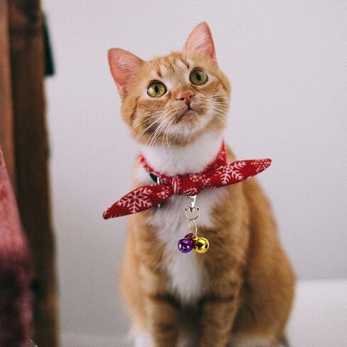 4pcs Cat Pendant Bells Pet Collar Bells with Crisp Sound Stylish Design for Cat Training Random Color in Saudi Arabia