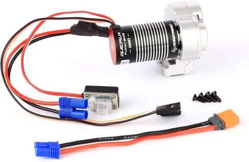 مجموعة نقل التروس RCAWD مع Hobbywing Quicrun Fusion Mini16 محرك بدون فرش للمحرك المحوري UTB18 CAPRA 4WD و 4WS ، محرك كهربائي وصندوق التروس مع تروس الصلب RC محرك RC in Saudi Arabia