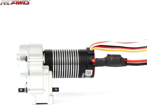 مجموعة نقل التروس RCAWD مع Hobbywing Quicrun Fusion Mini16 محرك بدون فرش للمحرك المحوري UTB18 CAPRA 4WD و 4WS ، محرك كهربائي وصندوق التروس مع تروس الصلب RC محرك RC in Saudi Arabia
