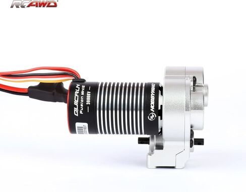 مجموعة نقل التروس RCAWD مع Hobbywing Quicrun Fusion Mini16 محرك بدون فرش للمحرك المحوري UTB18 CAPRA 4WD و 4WS ، محرك كهربائي وصندوق التروس مع تروس الصلب RC محرك RC in Saudi Arabia