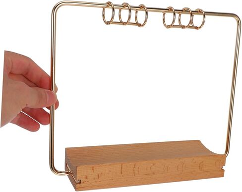 Ciieeo Desk Calendar Holder Metal Calendar Stand Iron Table Bracket Desk Date Display Flip Rack Office Bracket in Kuwait