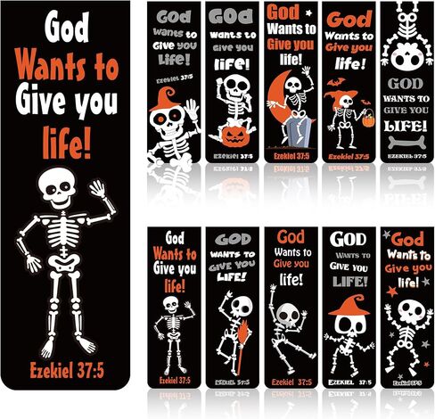 Zhanmai 200 PCS Pumpkin Porkmpks for Kids Dender Bible Asses Christian Halloween Ponclarks Bulk Halloween Pubkin Partmarkers with Ribbon for Sunday School Supplies in Kuwait