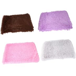 Cushion Thickened Plush Blanket for Dogs Cats Creative Winter Mat for Home Use Purple S Machine Washable Lightweight Durable in Kuwait