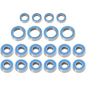Compatible with Tamiya for TT01 TT01E TT01D for TT02B RC Car Upgrades Parts Accessories 20PCS Rubber Sealed Ball Bearing Kit RC Car Upgrade Parts in Kuwait