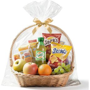 نبلوكس السيلوفان غلاف لأكياس سلال الهدايا 10 أكياس هدايا بلاستيكية واضحة لعيد عيد ميلاد حفل زفاف التخرج (24 × 30in) in Kuwait