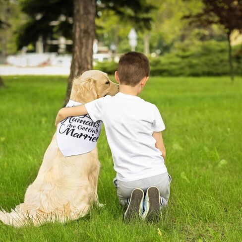 Wedding Dog Bandana, My Humans are Getting Married Dog Bandanas, Premium Dogs Wedding Outfit as an Engagement Gifts for Couples in Saudi Arabia