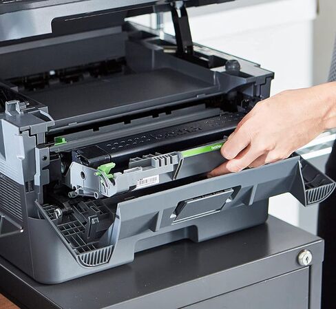 Brother MFC L26 Series Monochrome Monochrome All-in-One Laser Printer ، Printing التلقائي على الوجهين ، 250 ورقة ، لاسلكي ، طباعة متنقلة ، مع كابل طابعة MTC ، Black in Saudi Arabia