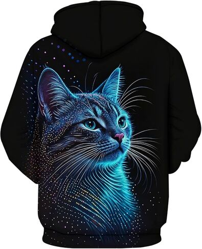 Aueoero 3D Print Hoodies for Teen Boys Pullover Hoodie Sweatshirt for Birthday Gift in Kuwait