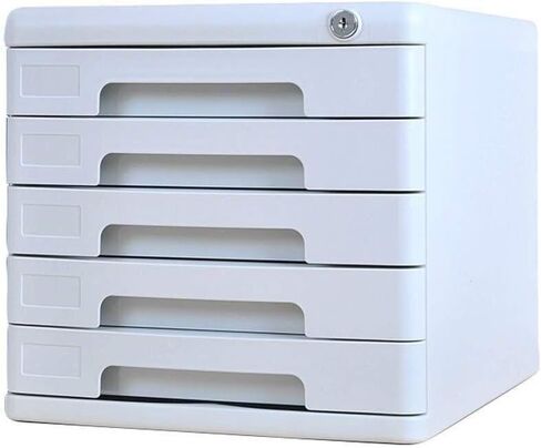 File Cabinet Lockable Drawer Office Storage File Box Data Cabinet Drawer Desktop Cabinet in Saudi Arabia