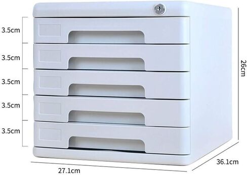 File Cabinet Lockable Drawer Office Storage File Box Data Cabinet Drawer Desktop Cabinet in Saudi Arabia