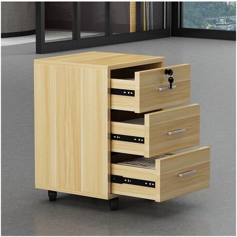 Furniture Office Sideboard Simple Drawer Cabinet Practical Under Desk File Cabinet with Lock File Storage Storage Cabinet Printer Stand in Saudi Arabia